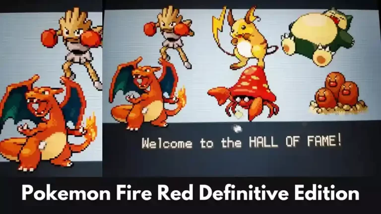 Pokemon Fire Red Definitive Edition